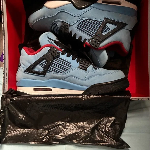 Travis Scott Blue and Red Men's Shoes